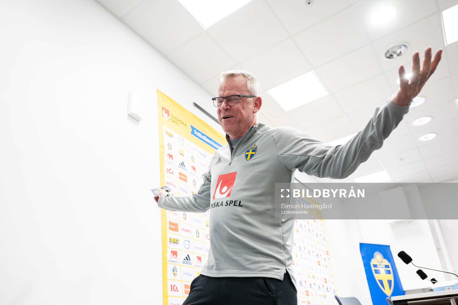 Head coach Janne Andersson of the Swedish national football