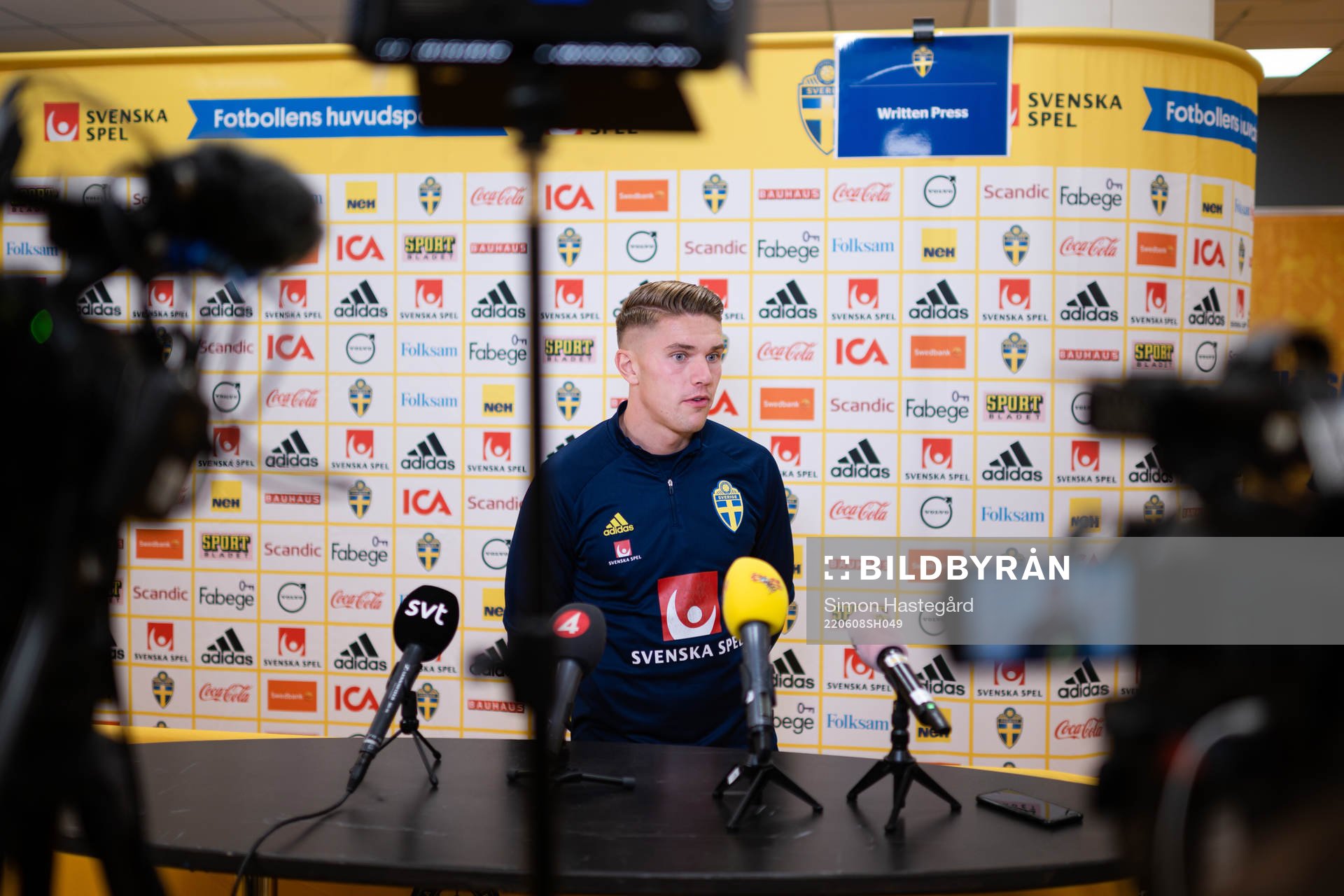 Viktor Gyökeres of the Swedish national football team