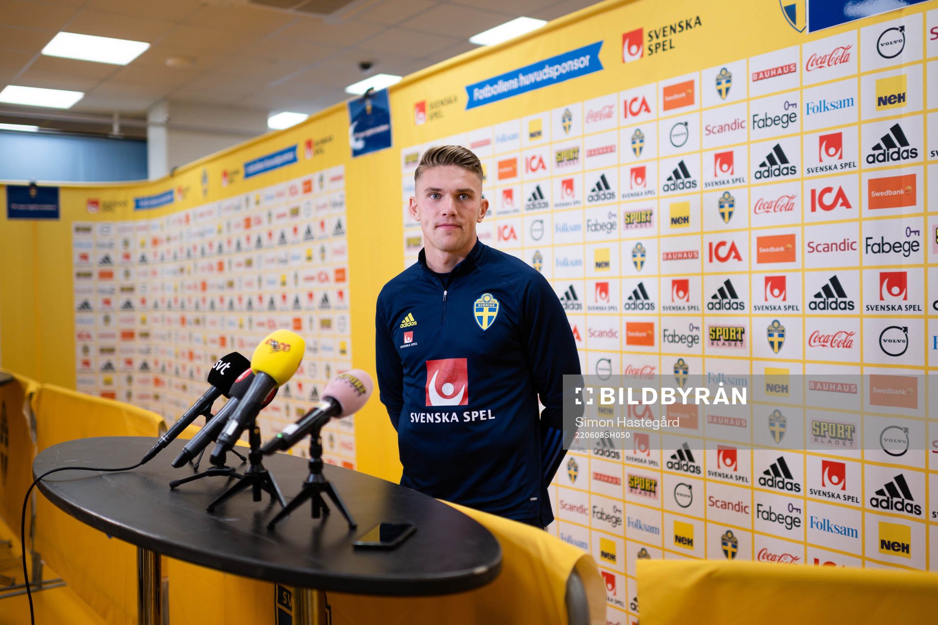 Viktor Gyökeres of the Swedish national football team