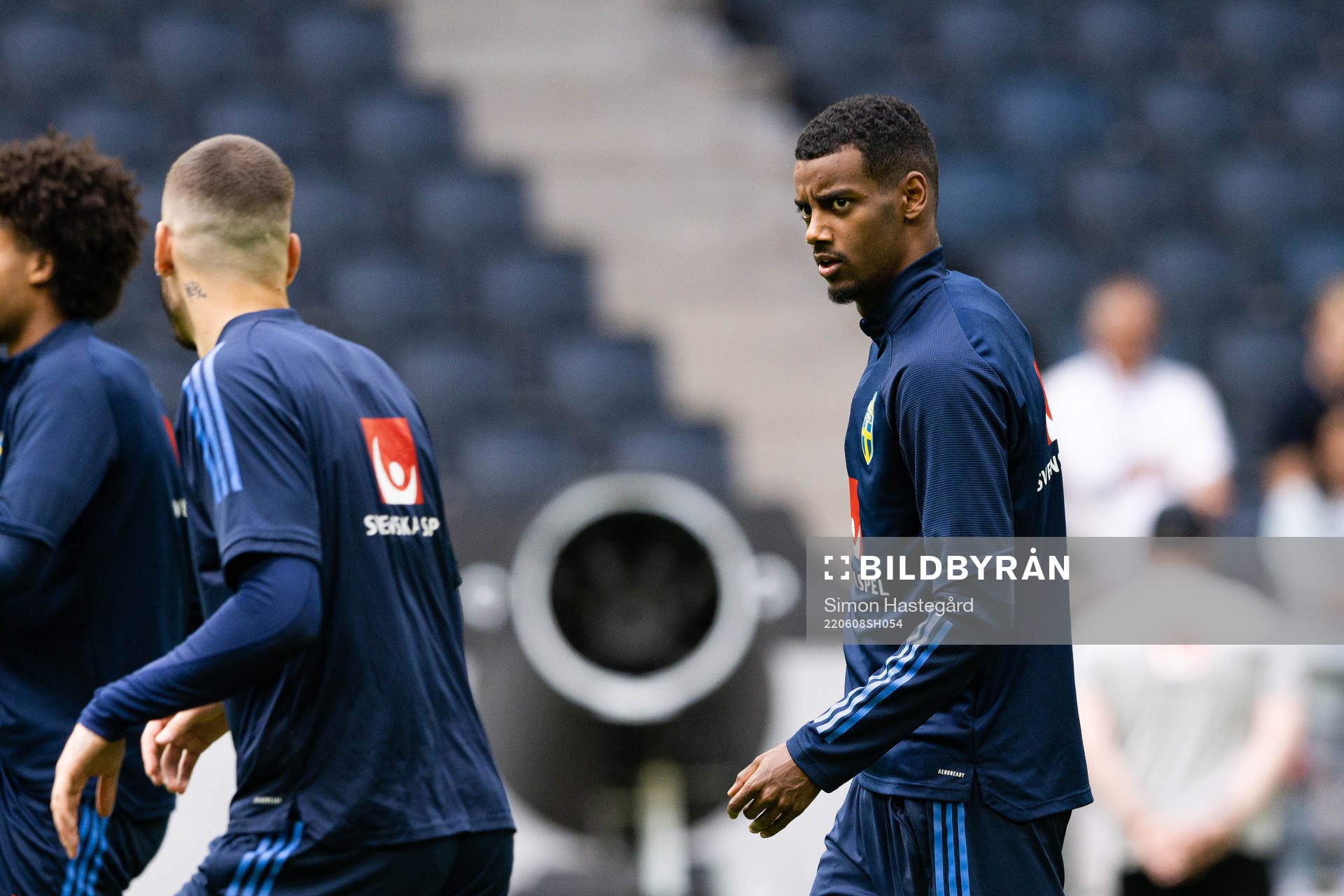 Alexander Isak of the Swedish national football team