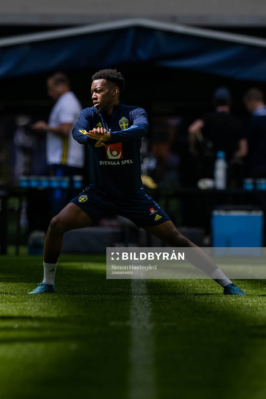Anthony Elanga of the Swedish national football team