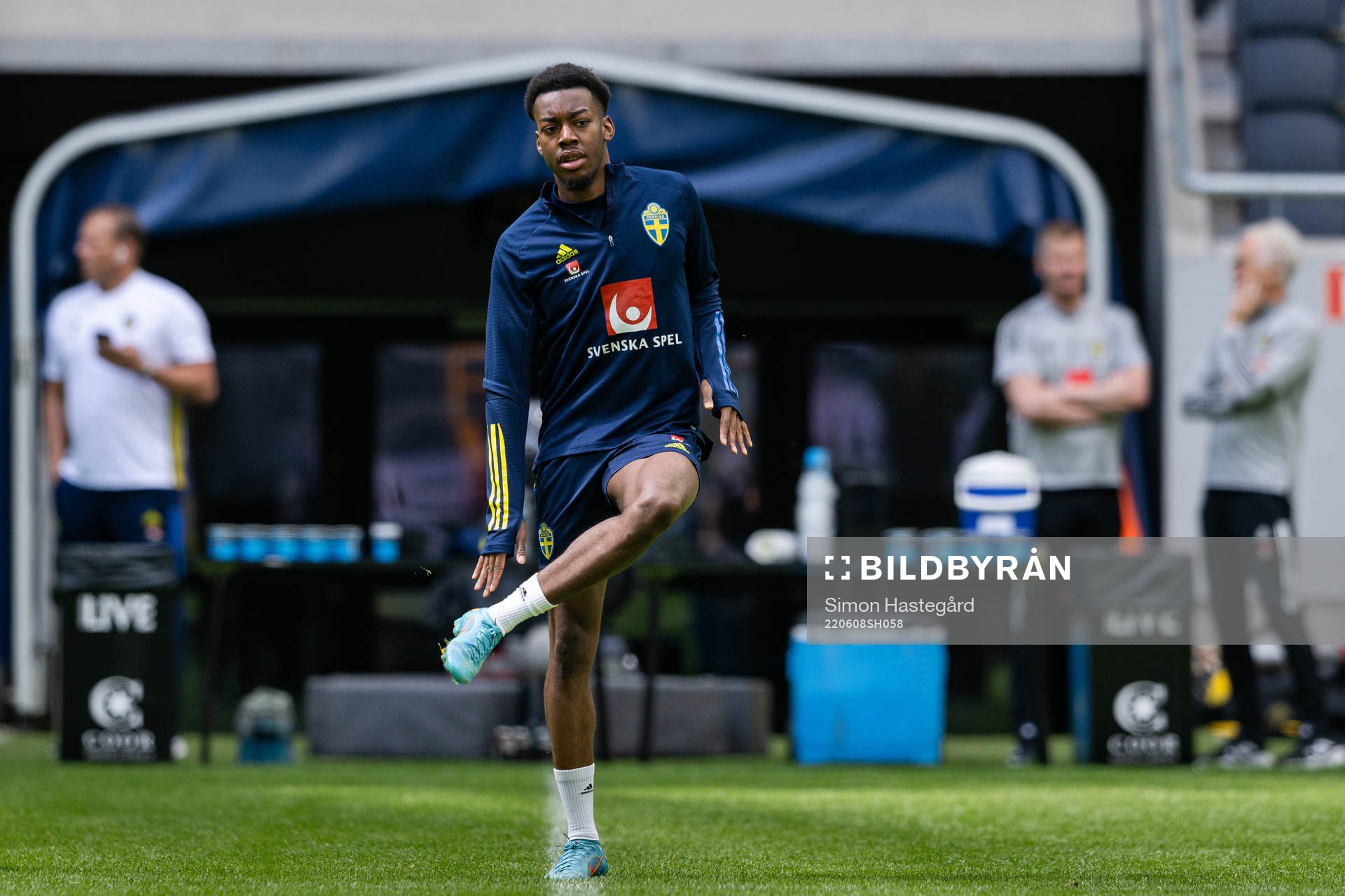 Anthony Elanga of the Swedish national football team
