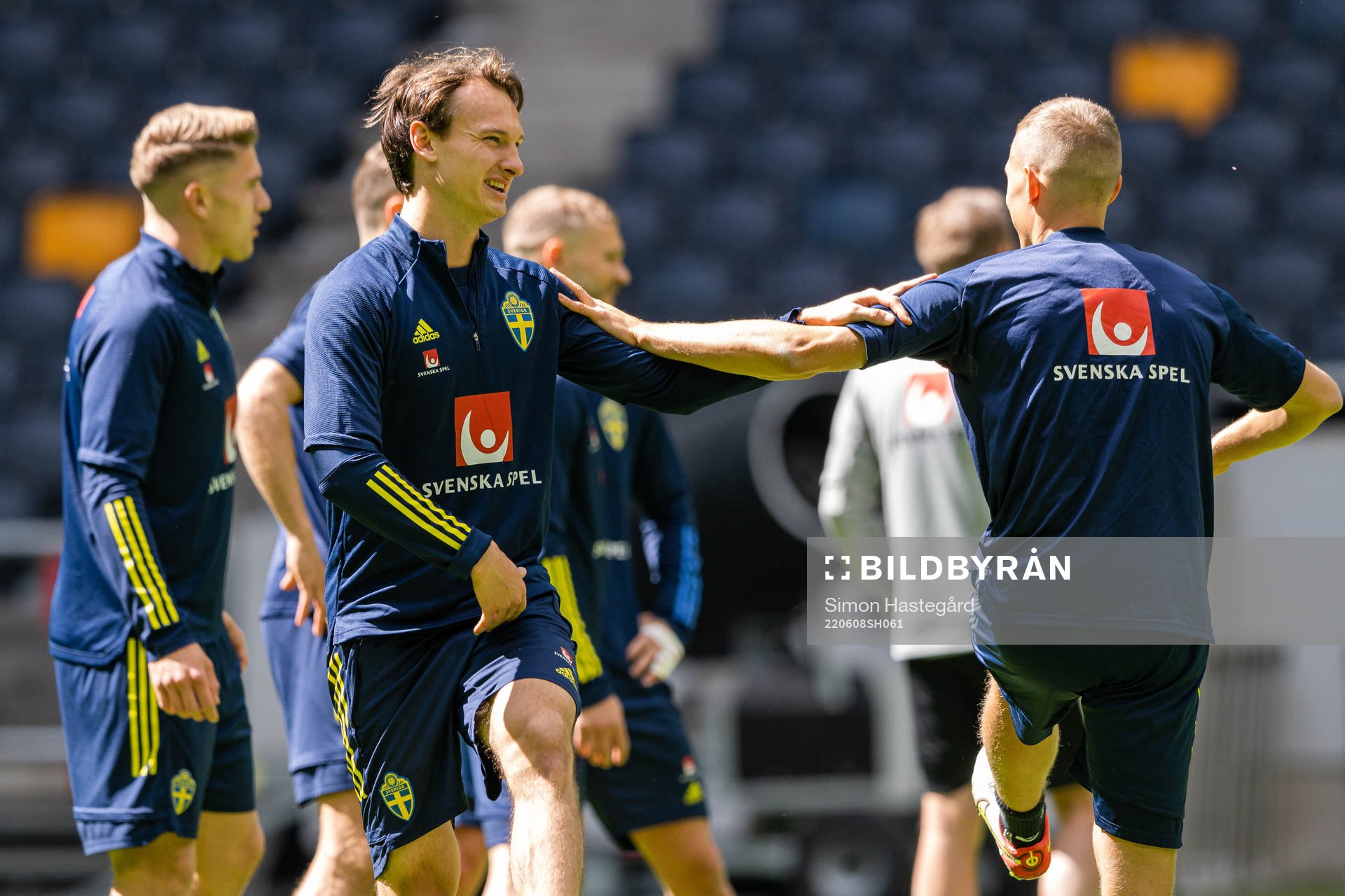 Hjalmar Ekdal of the Swedish national football team