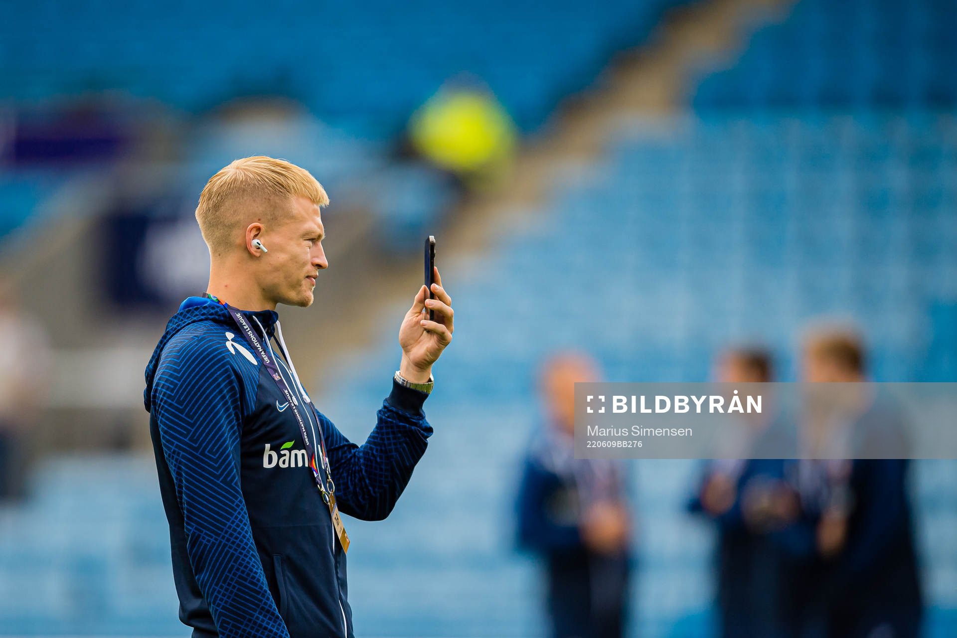 Andreas Schjølberg Hanche-Olsen of Norway ahead of the Nations League football match between Norway and Slovenia on June 9, 2022 in Oslo.