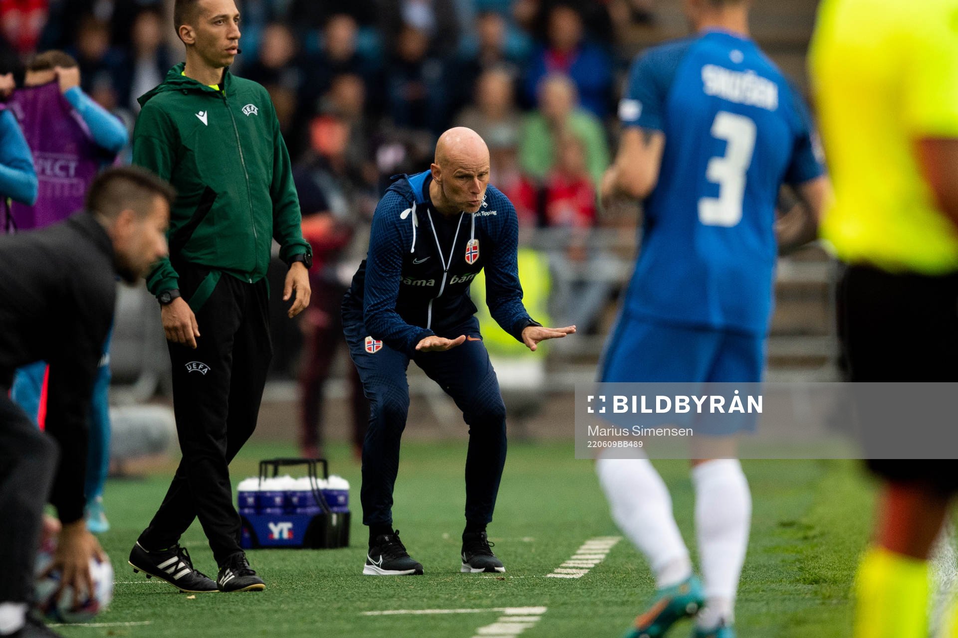 Head coach Ståle Solbakken of Norway