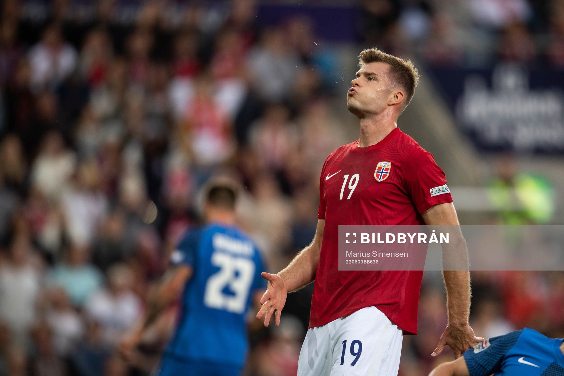 Alexander Sørloth of Norway