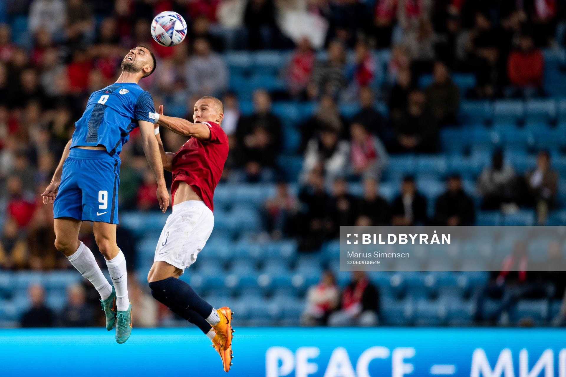 Andraz Sporar of Slovenia and Leo Skiri Østigård of Norway