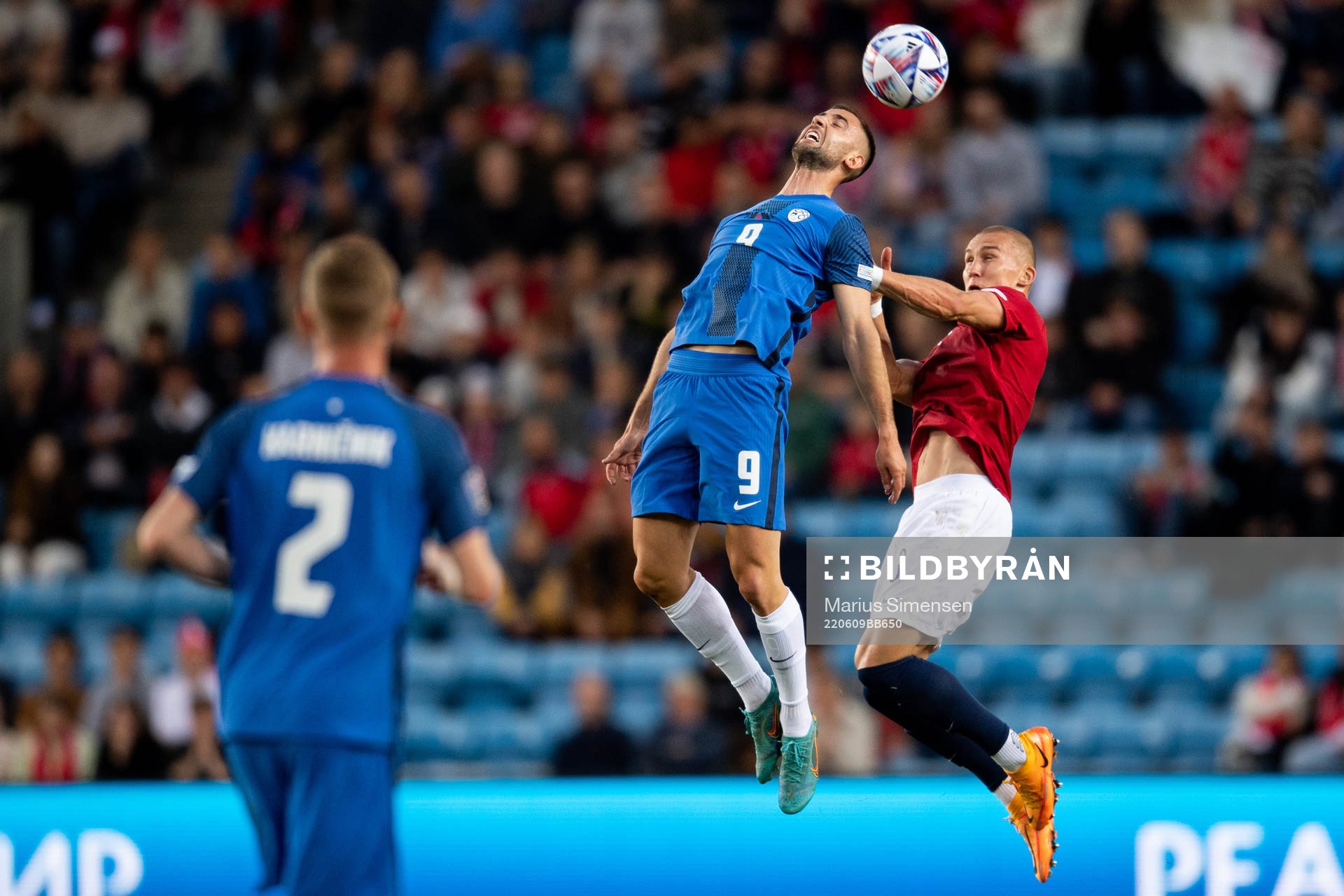 Andraz Sporar of Slovenia and Leo Skiri Østigård of Norway