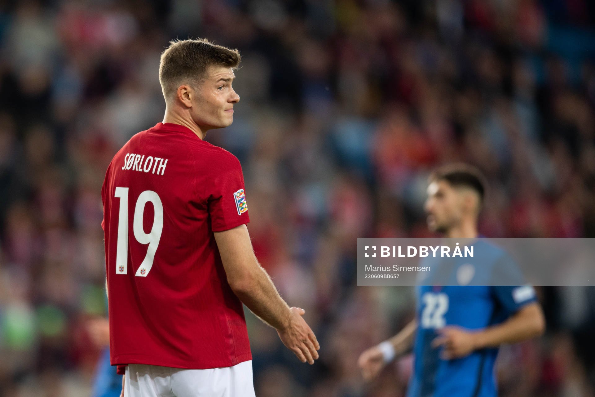 Alexander Sørloth of Norway