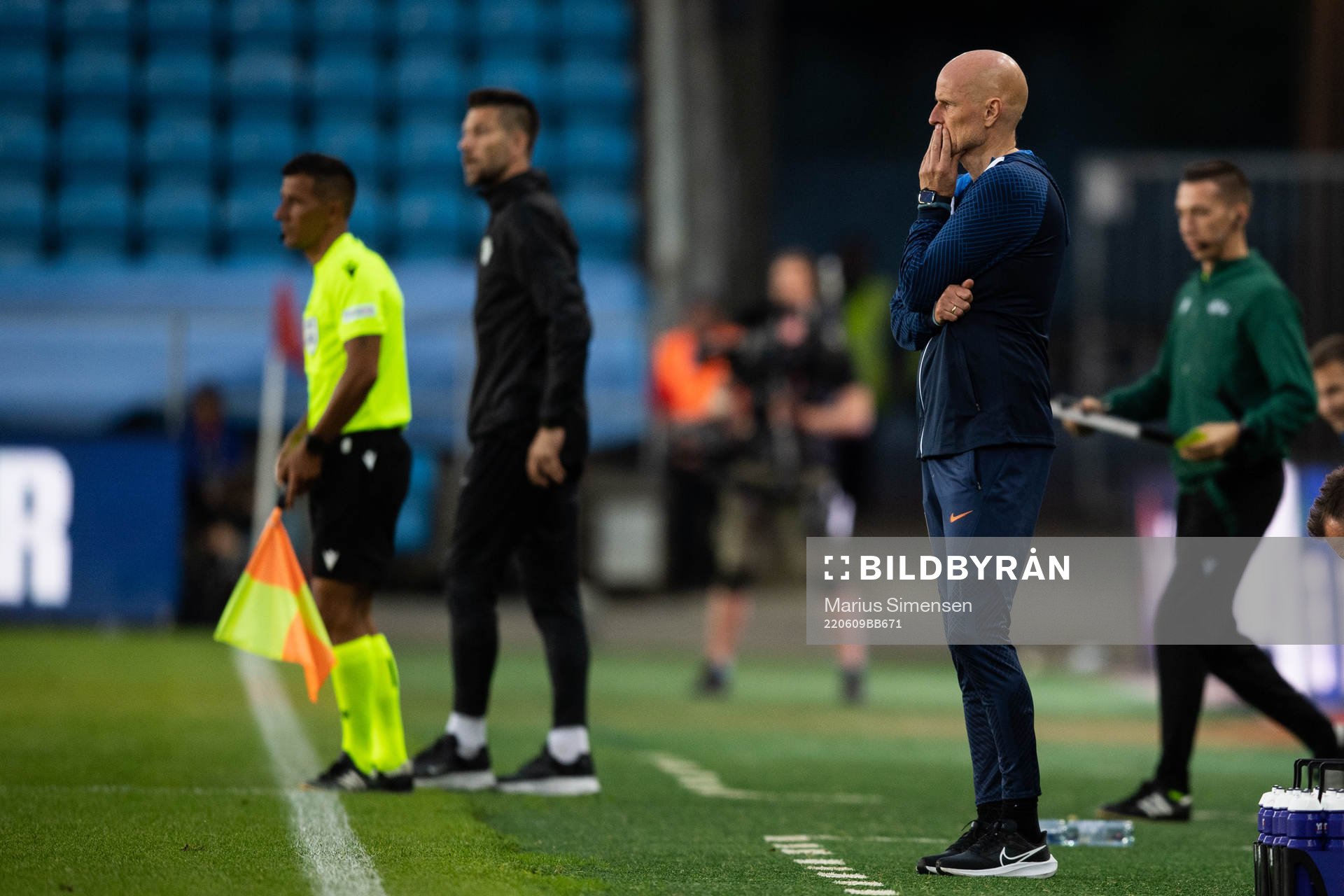 Head coach Ståle Solbakken of Norway
