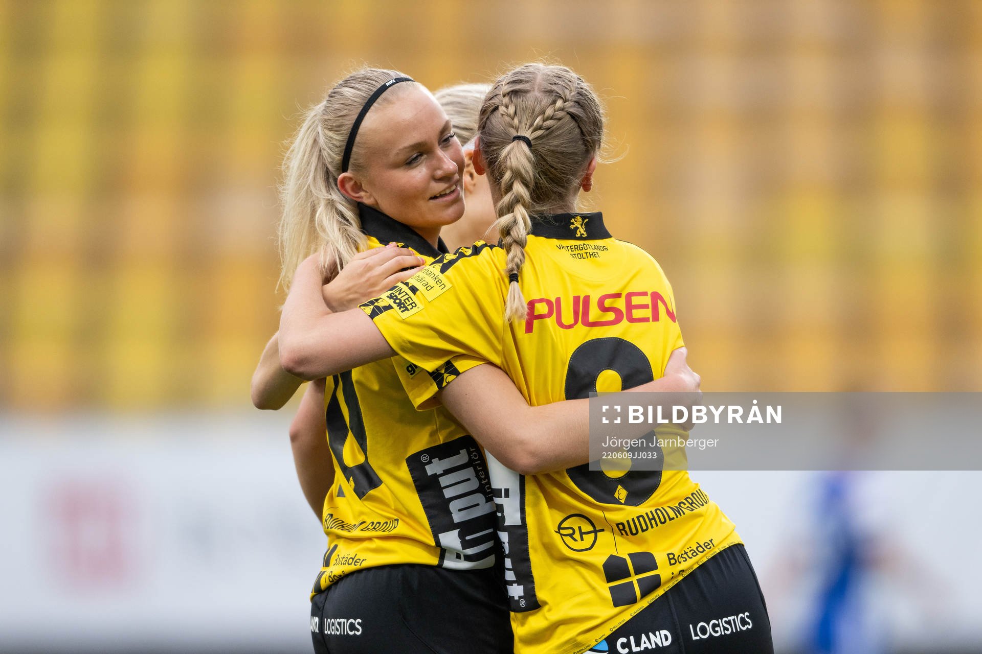 Elfsborgs Matilda Ståhlbom Karlsson jublar