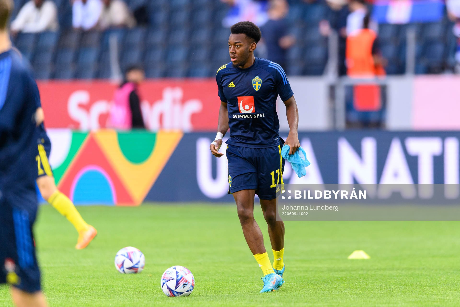 Anthony Elanga of Sweden