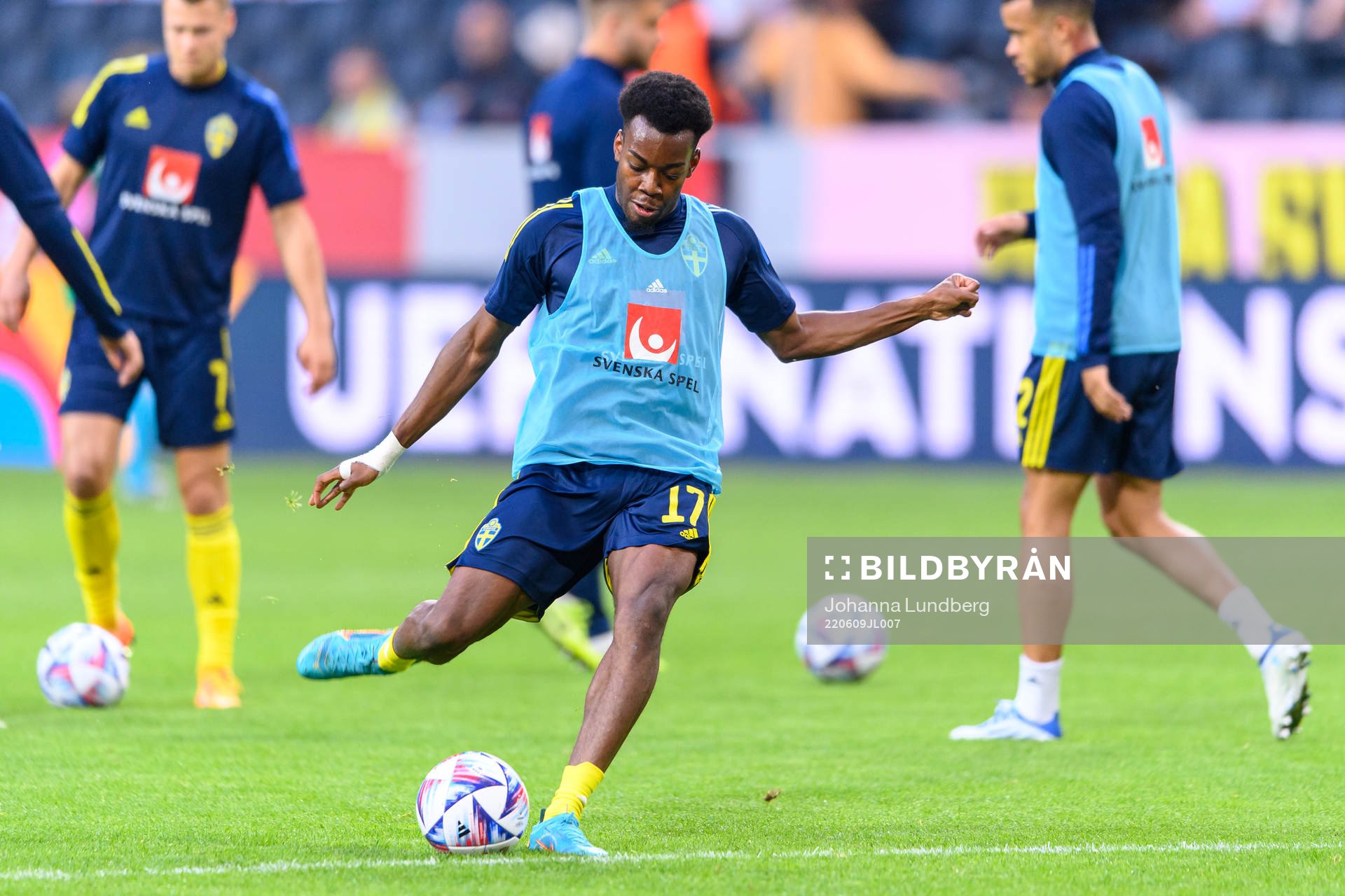 Anthony Elanga of Sweden