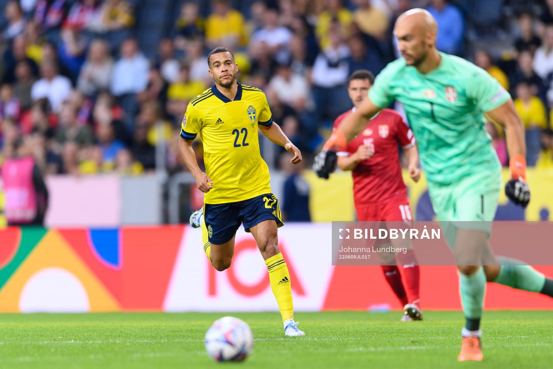 Robin Quaison of Sweden