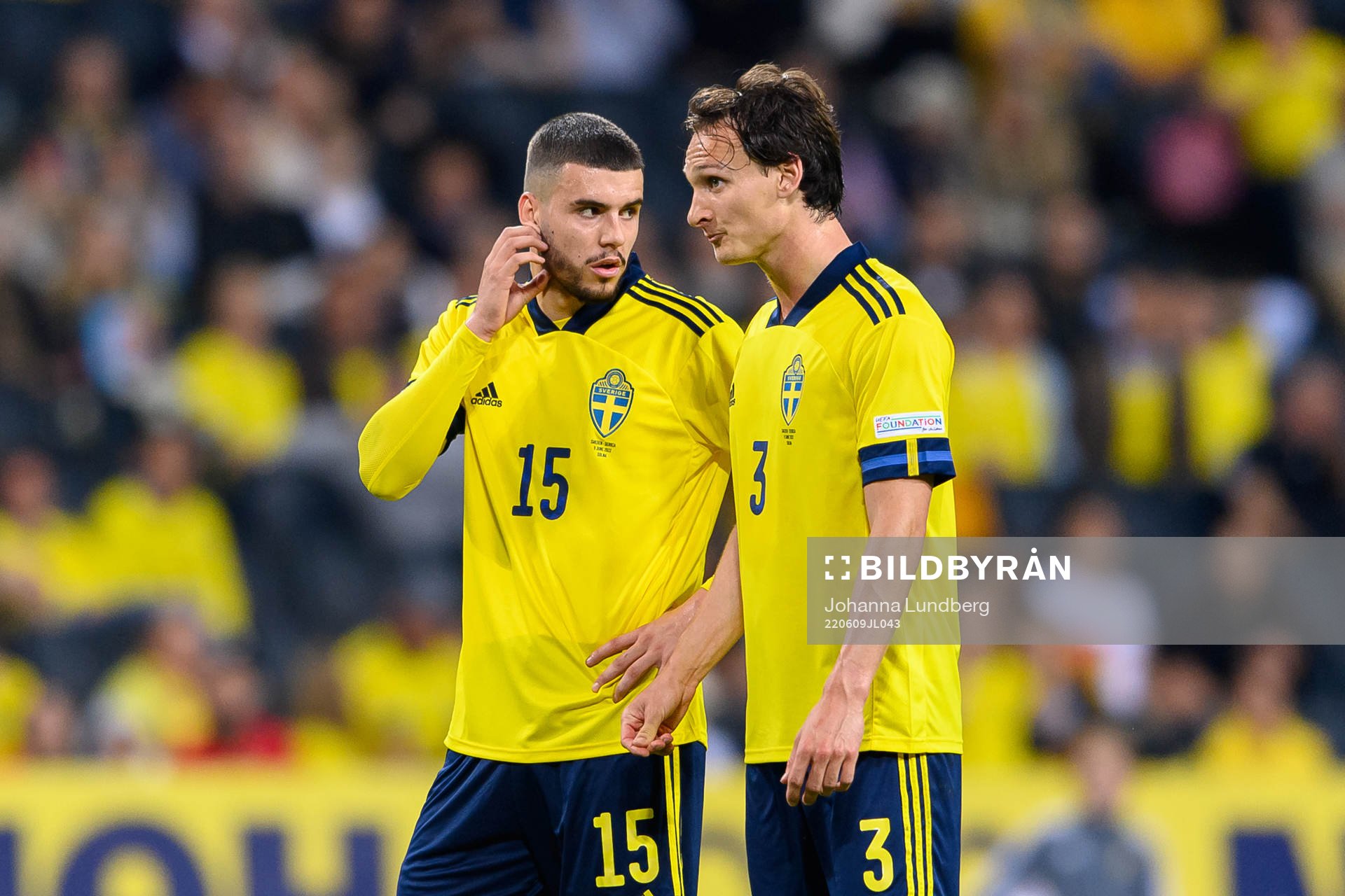 Edvin Kurtulus and Hjalmar Ekdal of Sweden