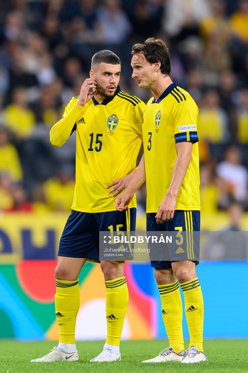 Edvin Kurtulus and Hjalmar Ekdal of Sweden