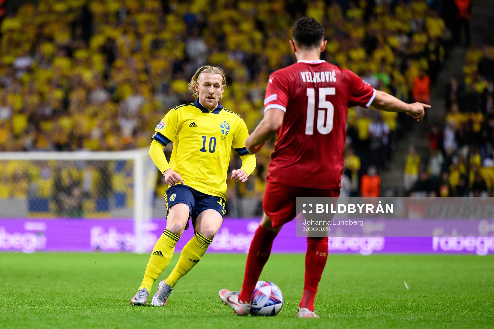 Emil Forsberg of Sweden