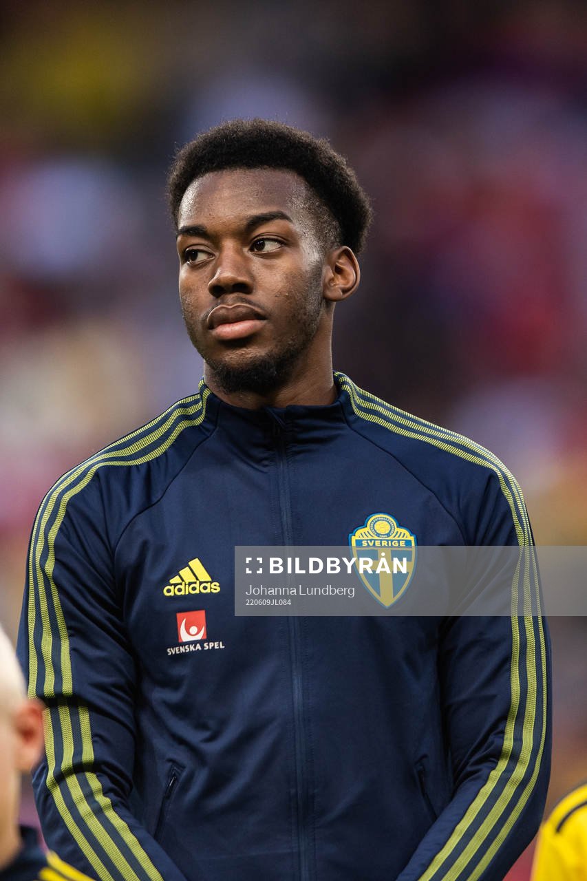 Anthony Elanga of Sweden