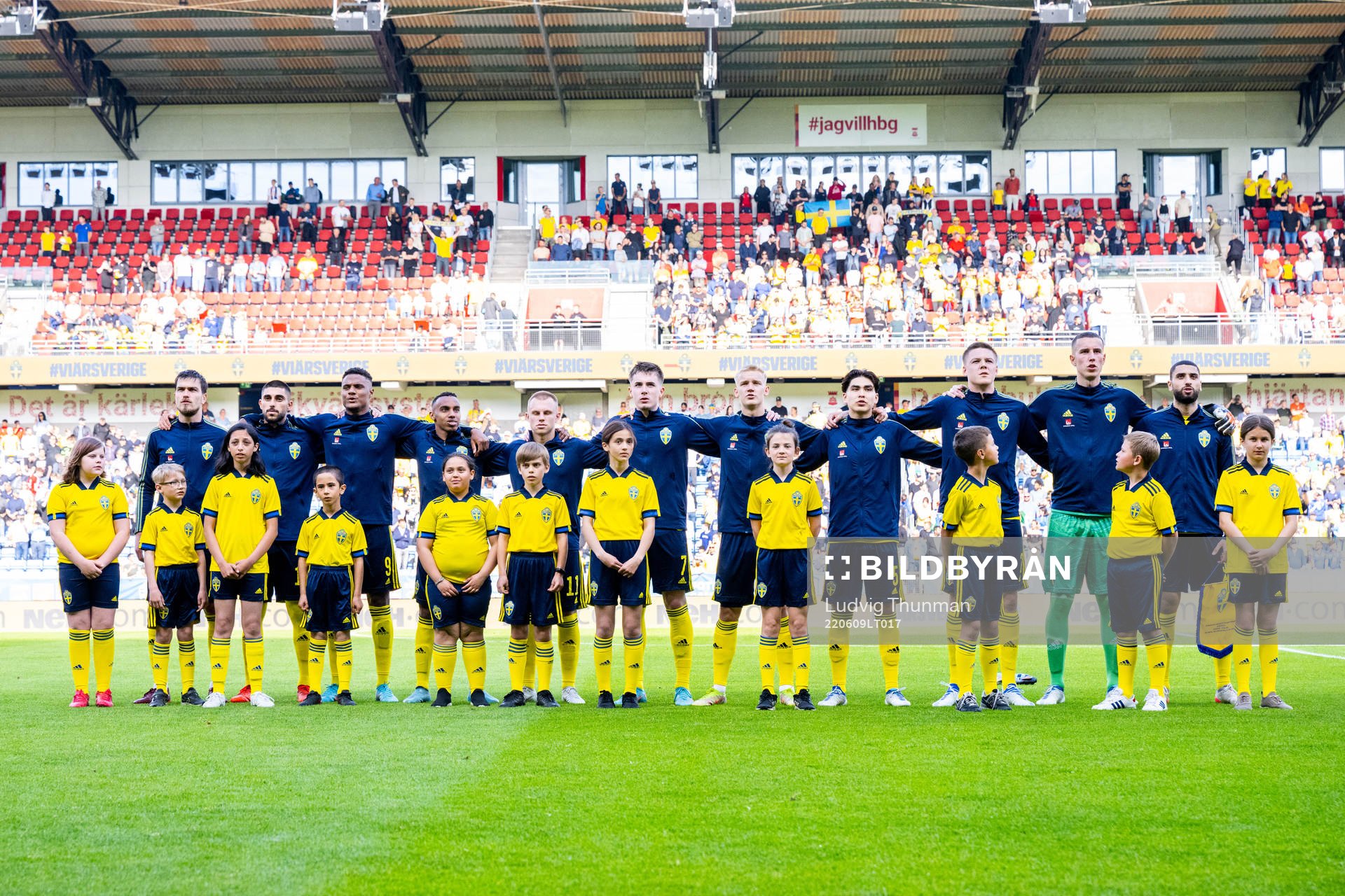 The starting eleven of Sweden