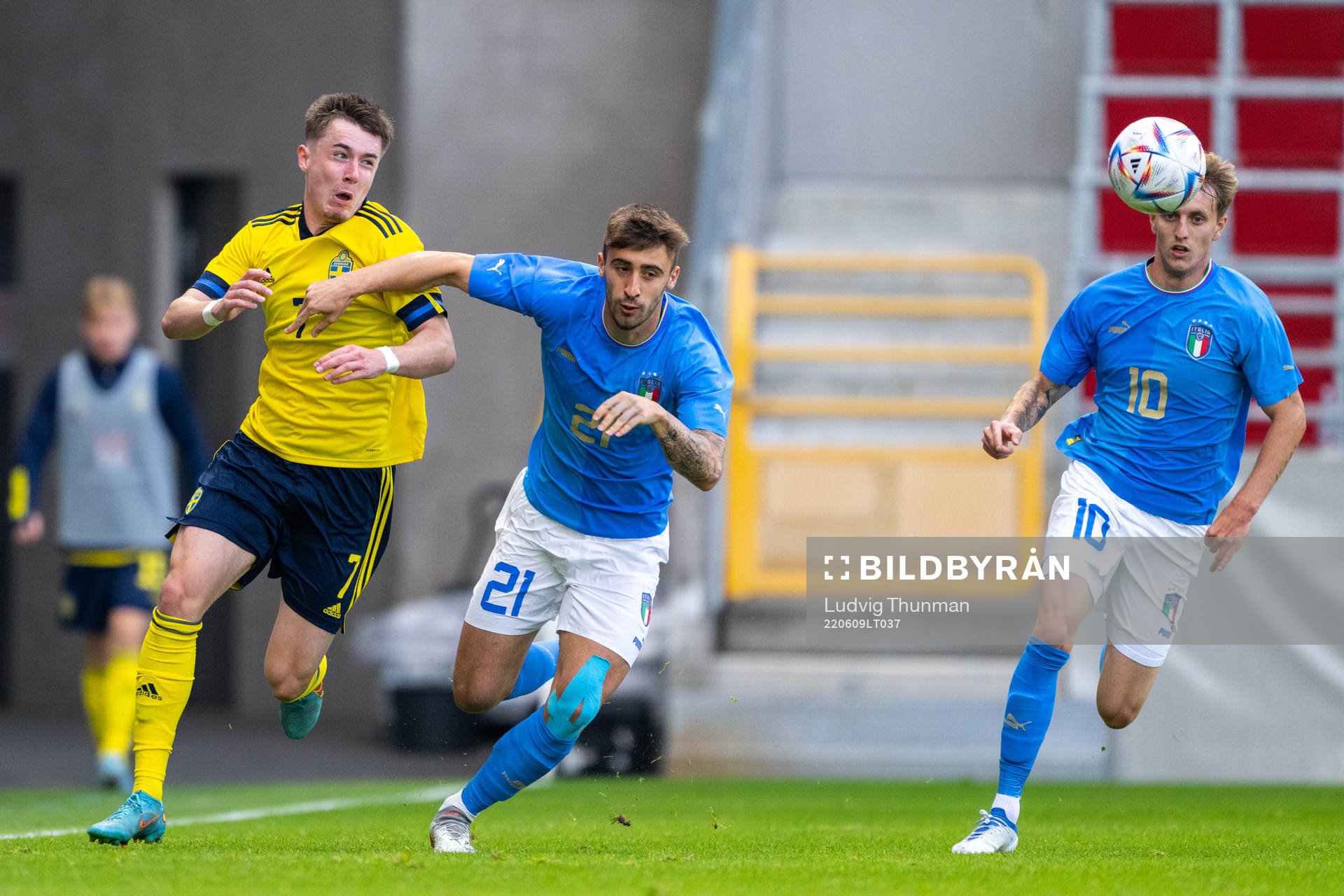 Patrik Wålemark and Gaetano Oristiano of Italy