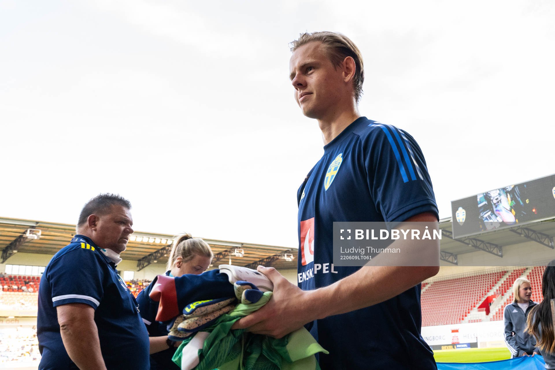 Goalkeeper Jakob Tånnander of Sweden