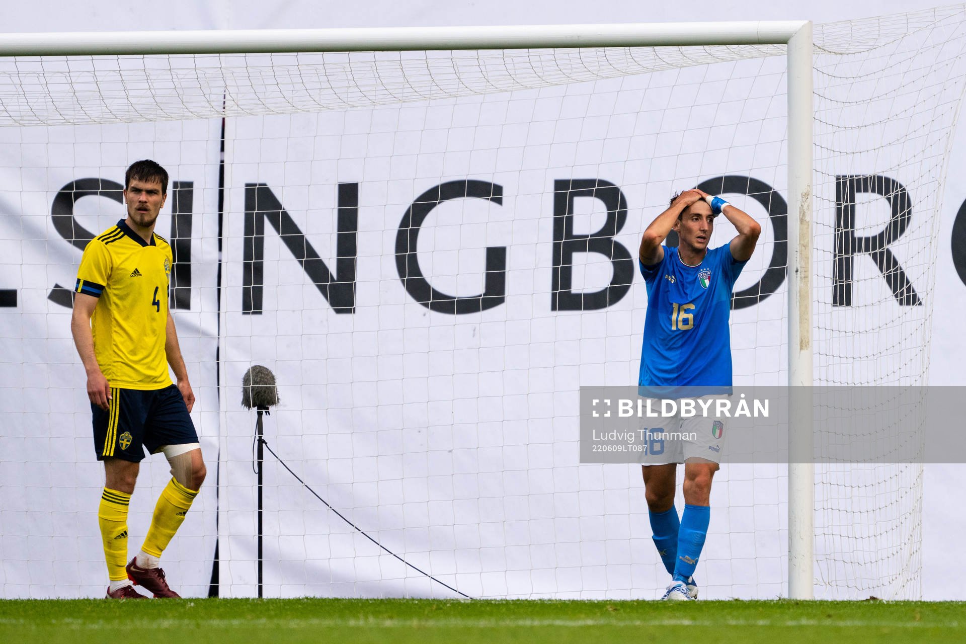 Andrea Cambiaso of Italy looks dejected