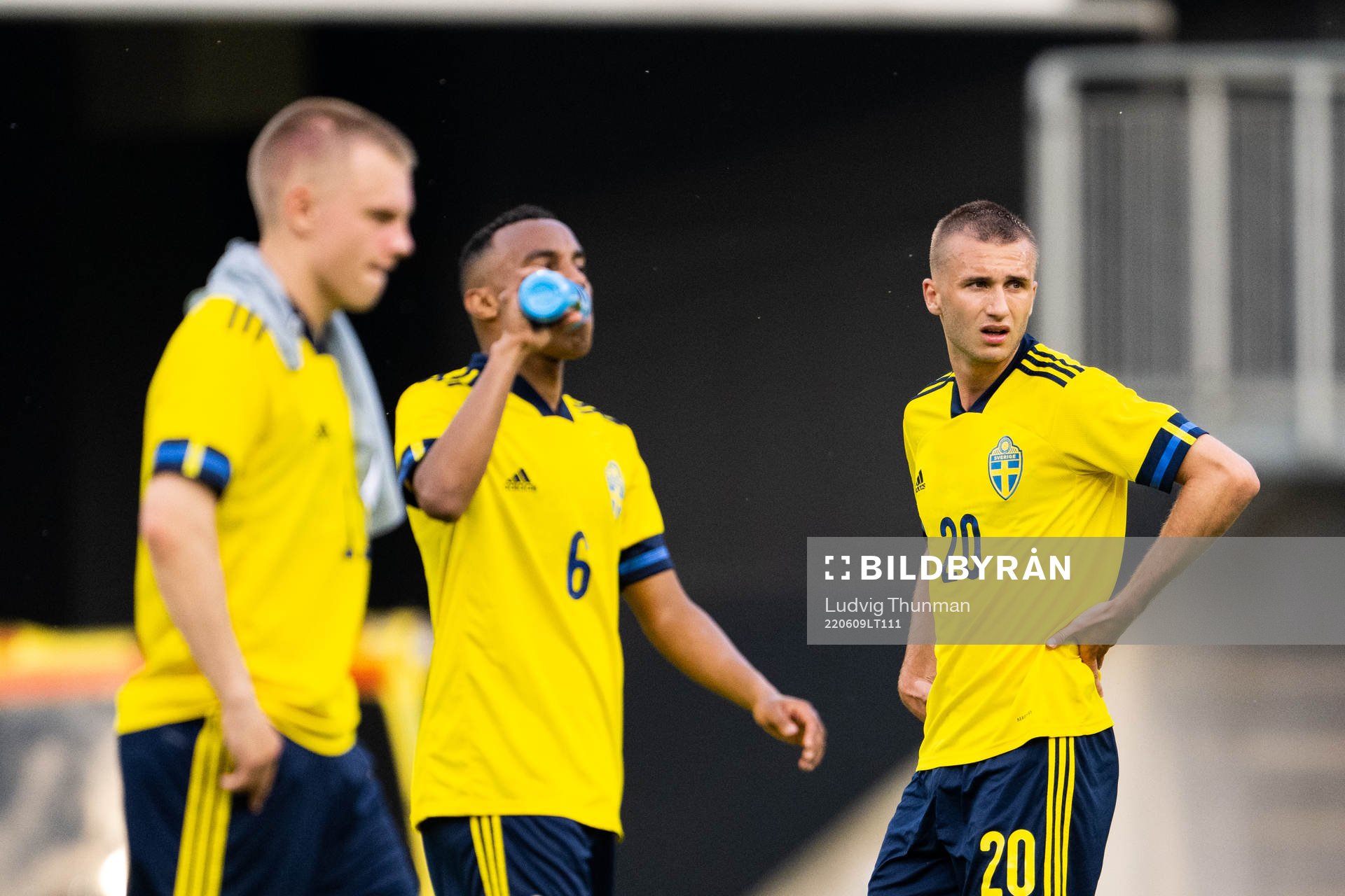 Benjamin Nygren of Sweden looks dejected