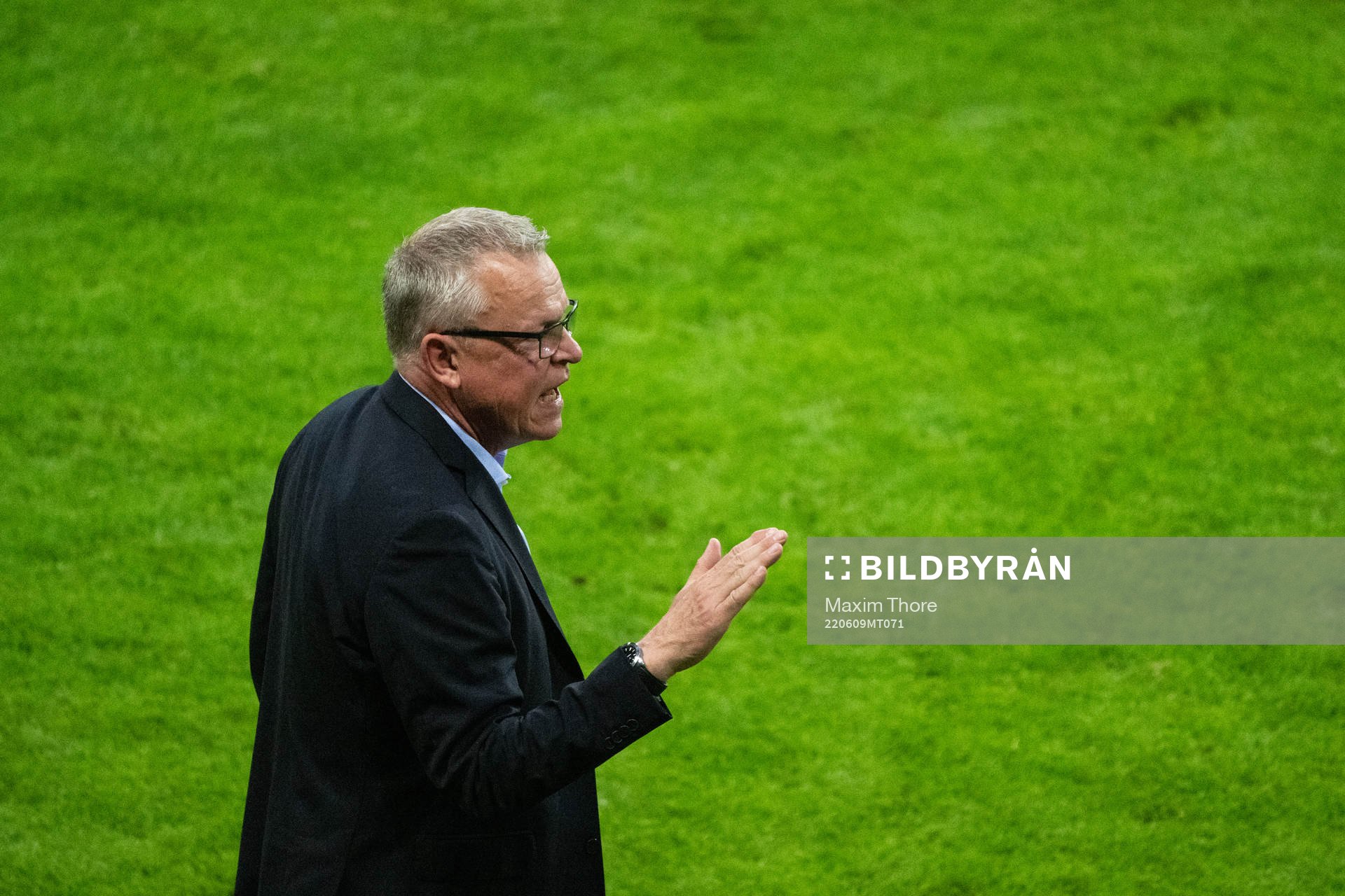 Head coach Janne Andersson of Sweden