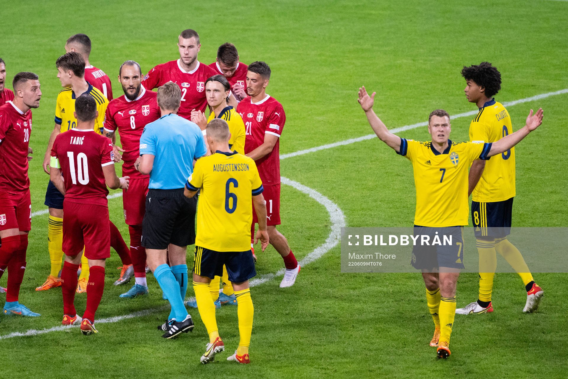 Viktor Claesson of Sweden reacts