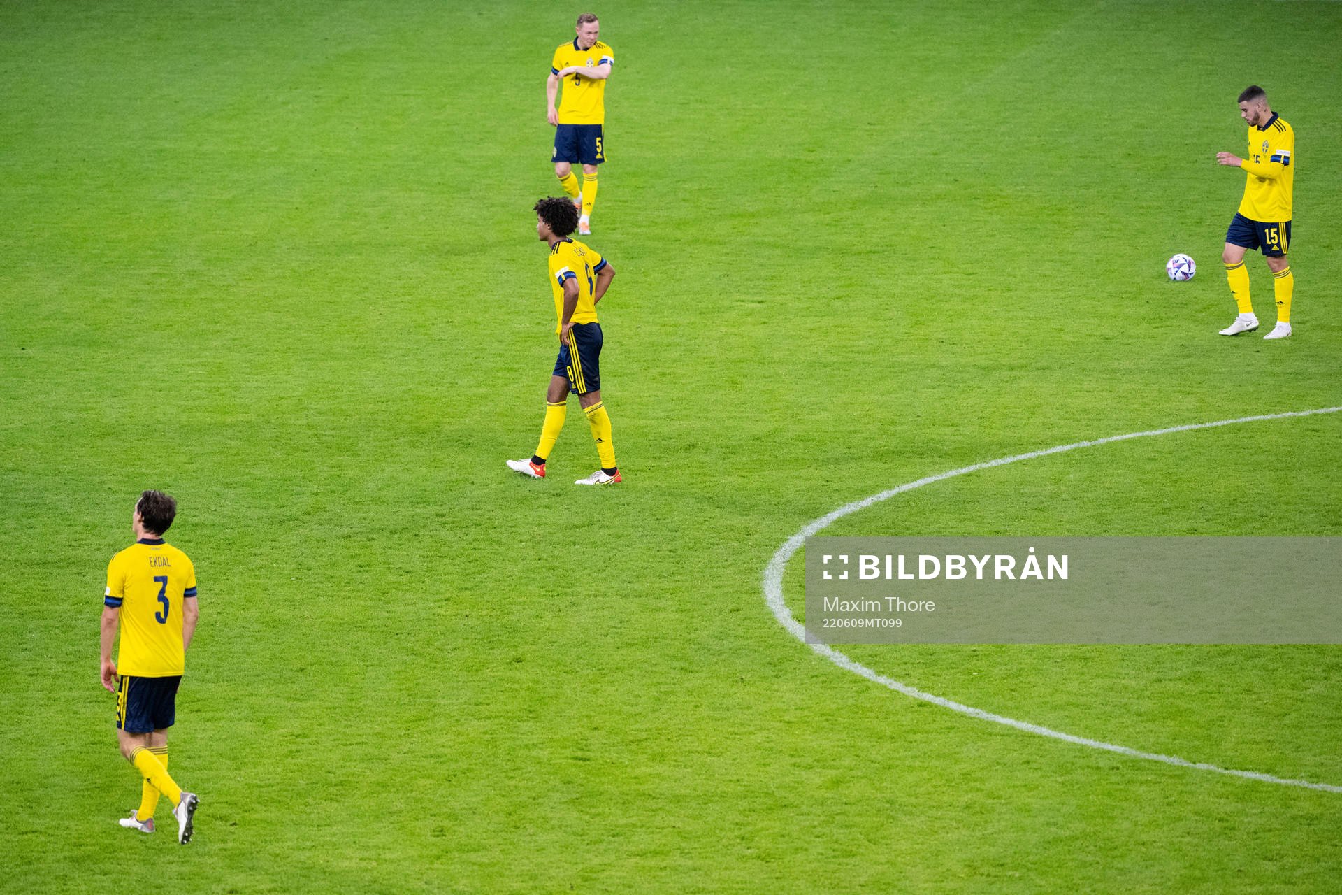 Hjalmar Ekdal, Jens Cajuste, Joel Andersson and Edvin