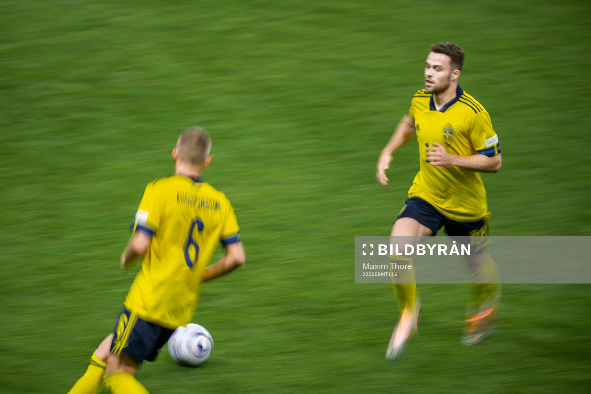 Ludwig Augustinsson and Gabriel Gudmundsson of Sweden