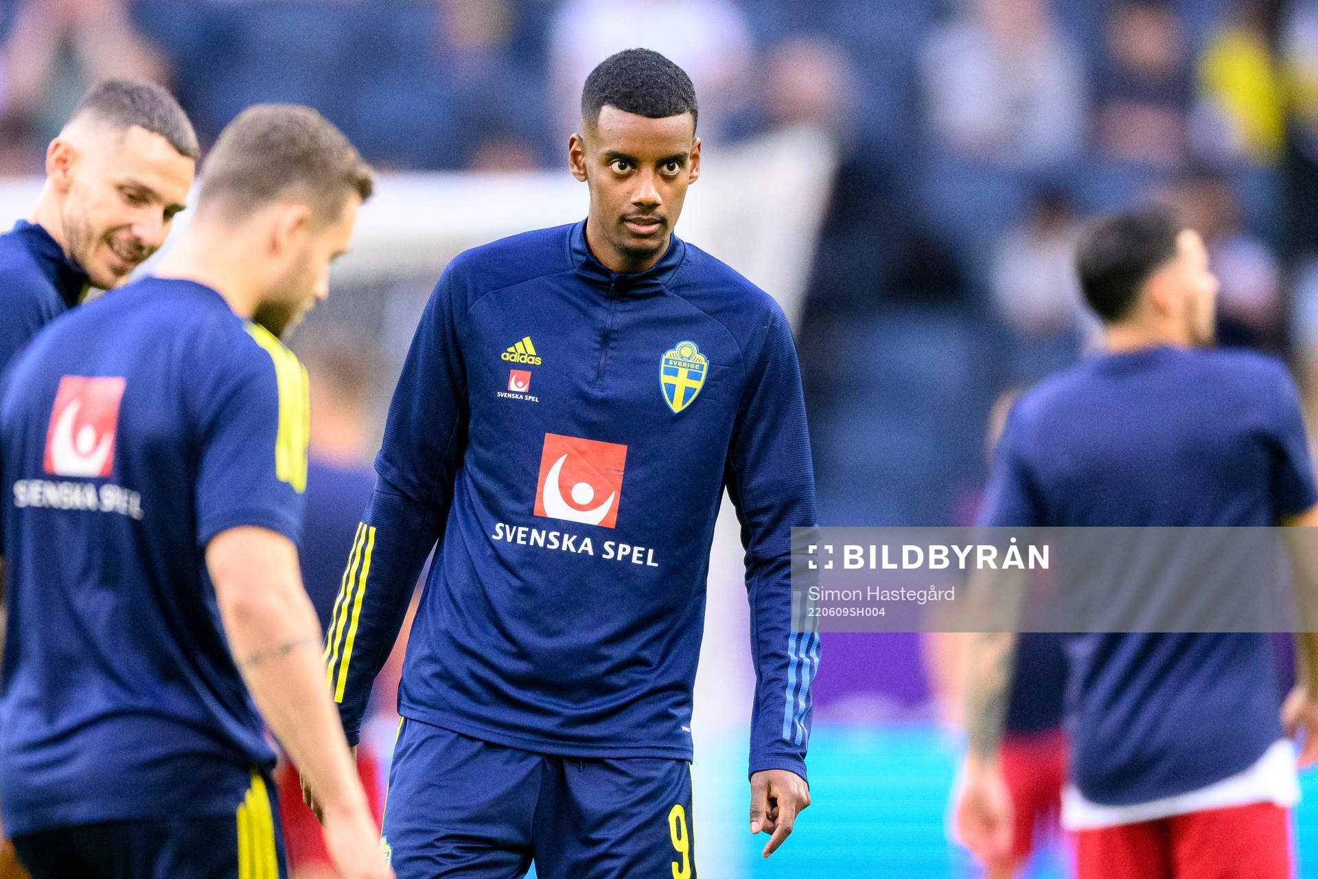 Alexander Isak of Sweden