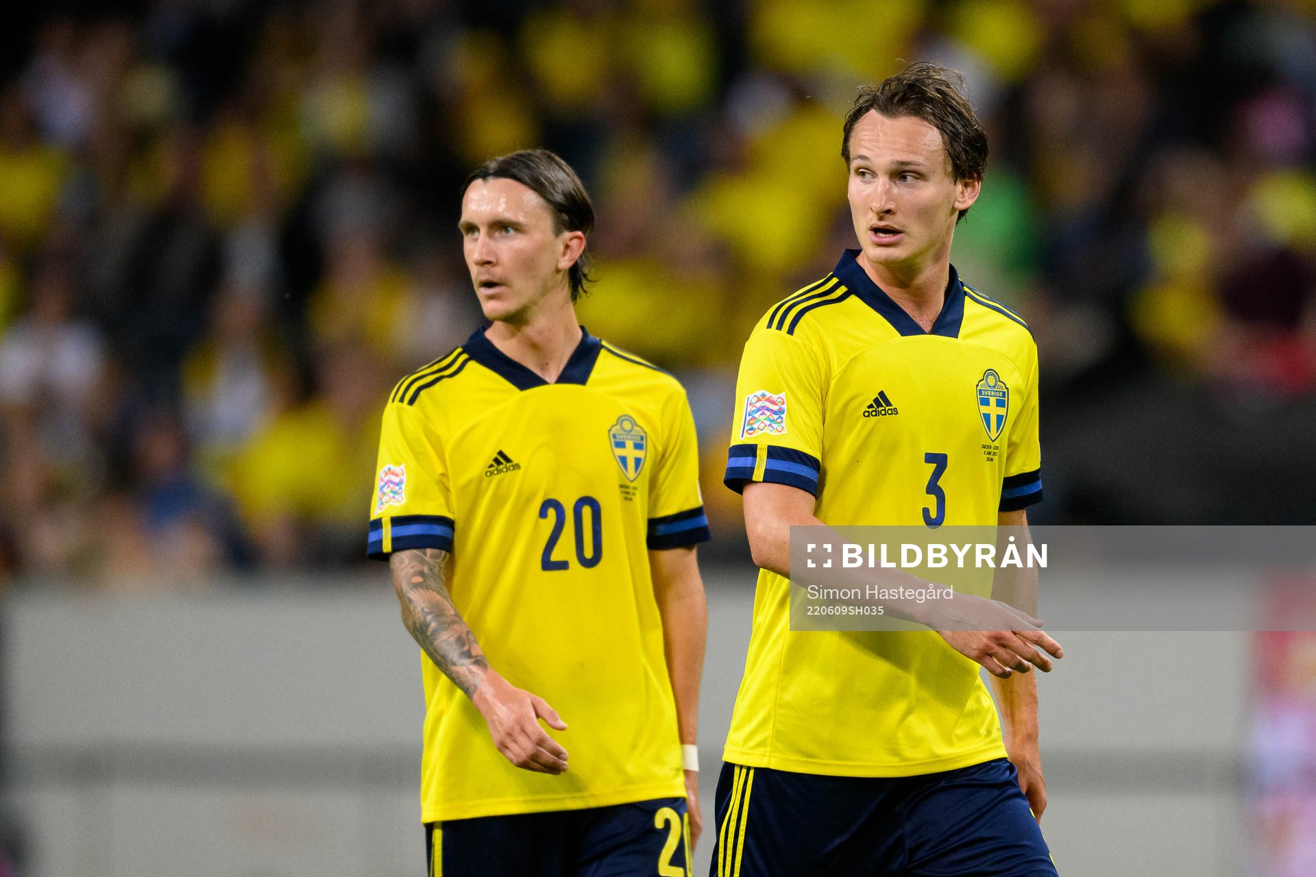 Kristoffer Olsson and Hjalmar Ekdal of Sweden