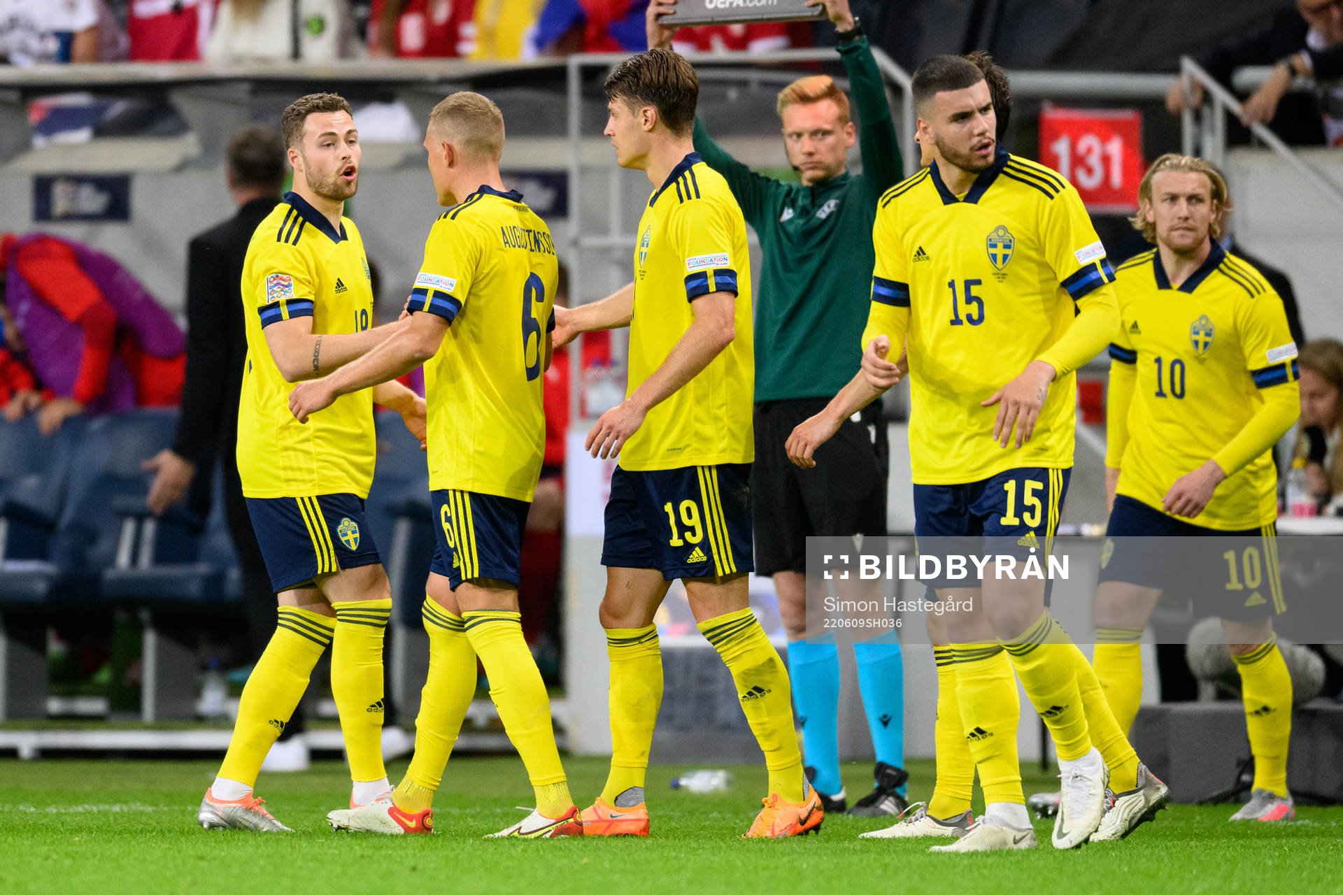 Gabriel Gudmundsson, Ludwig Augustinsson, Mattias Svanberg,