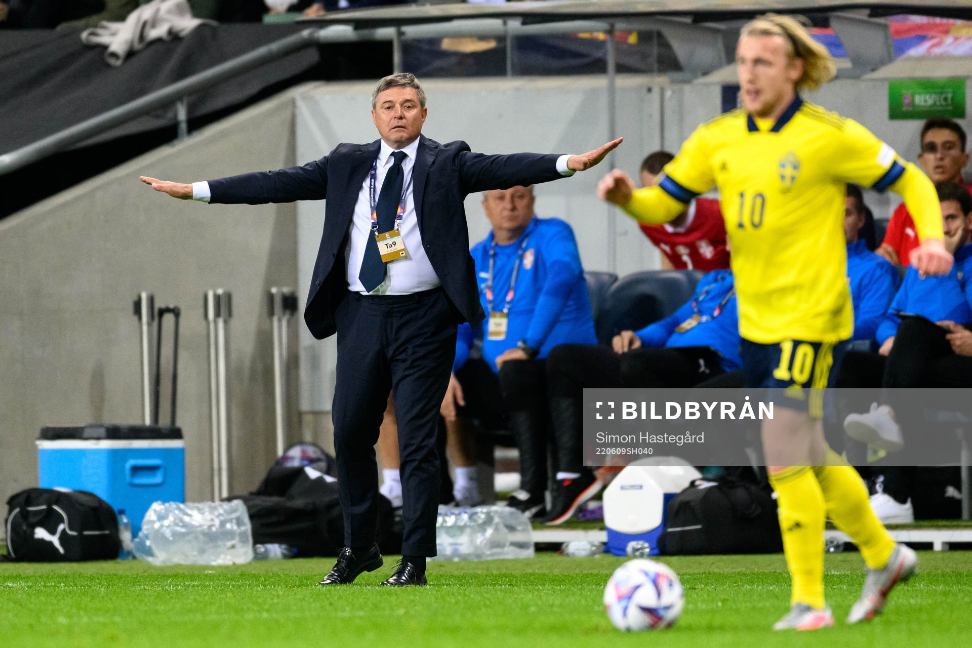 Head coach Dragan Stojkovic of Serbia