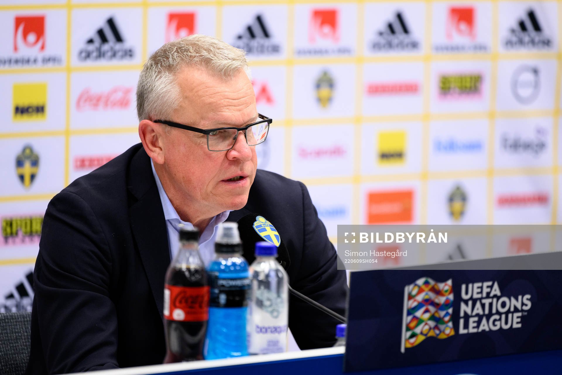 during the Nations League football match between Sweden and