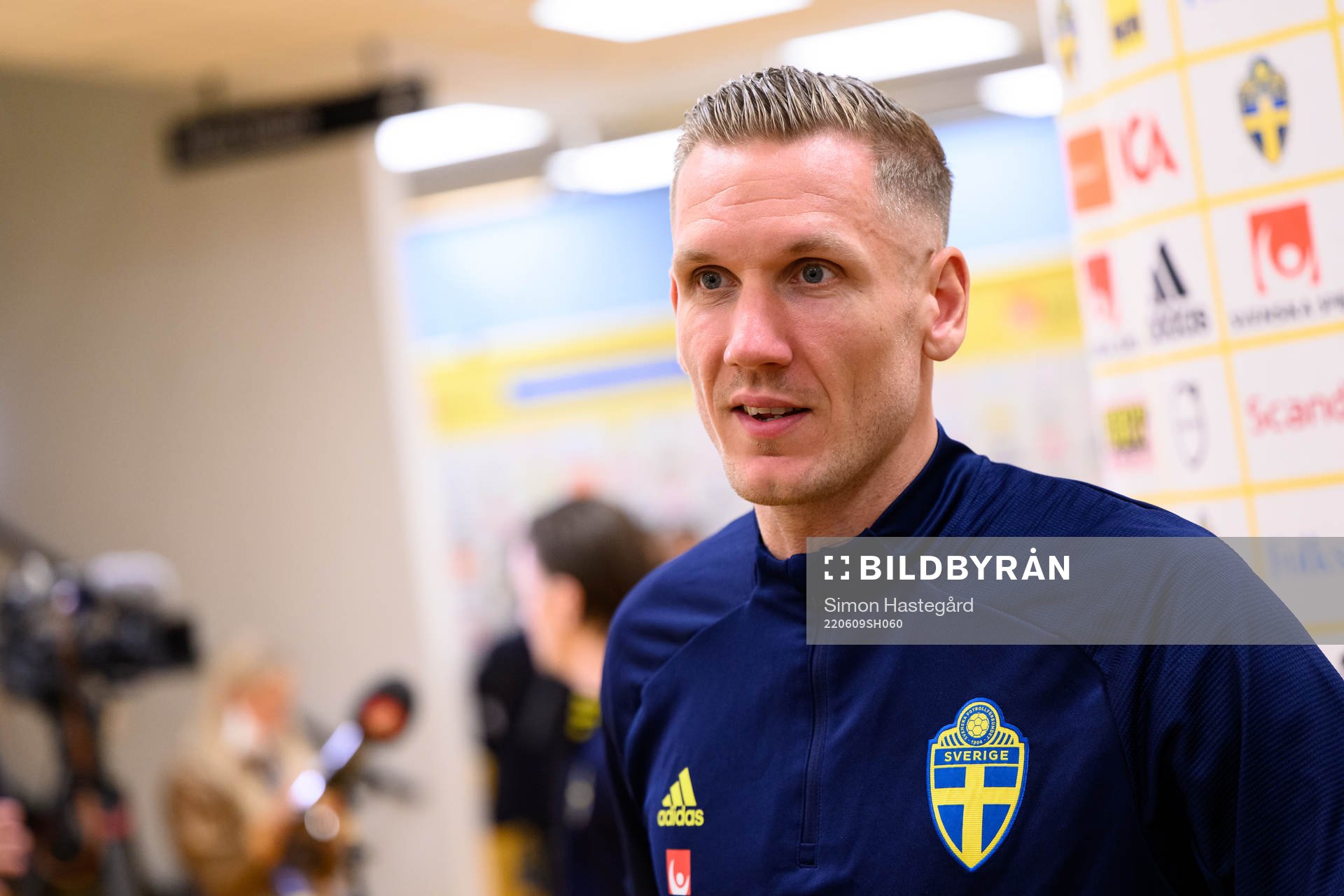 Goalkeeper Robin Olsen of Sweden