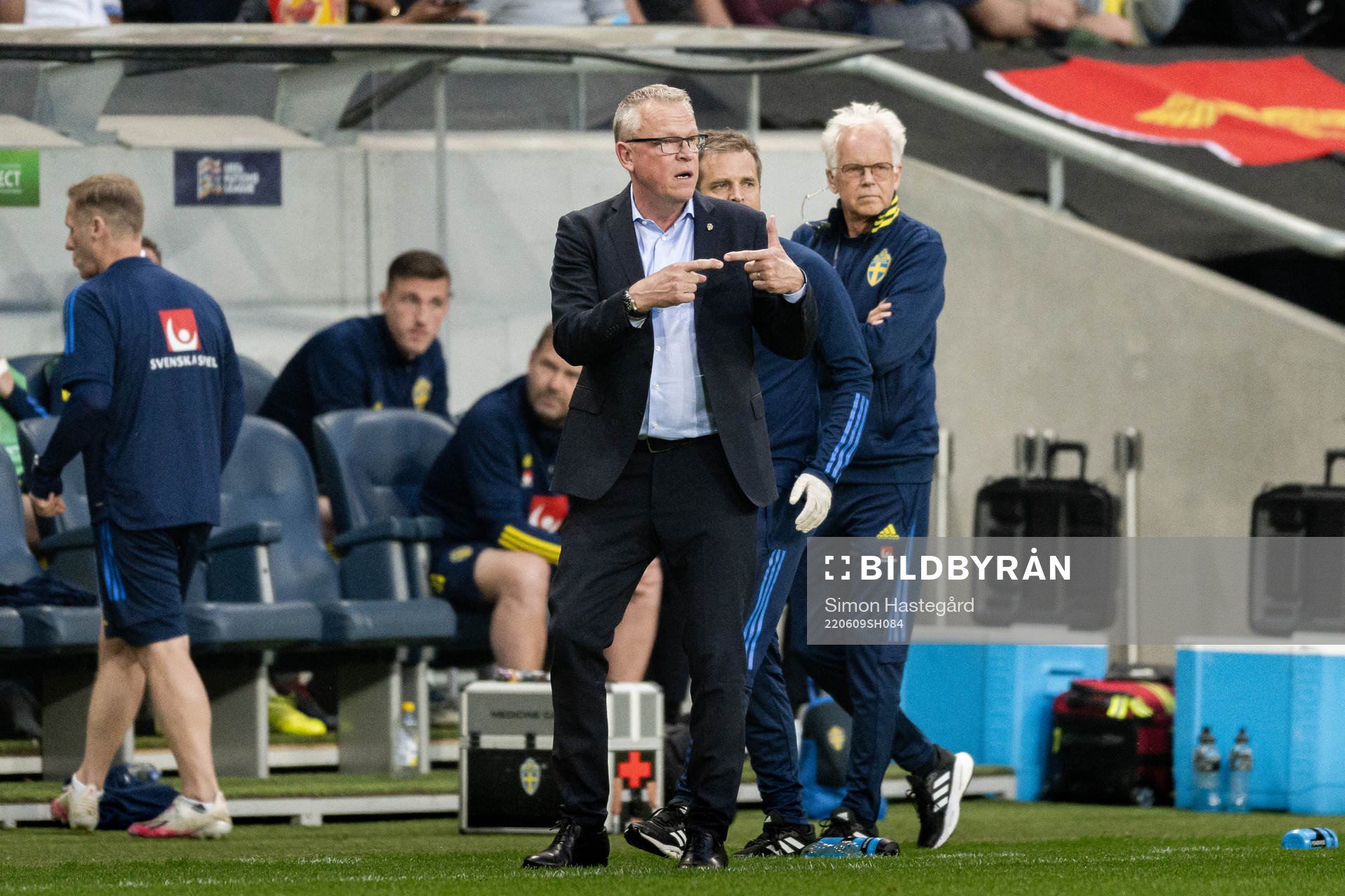 Head coach Janne Andersson of Sweden