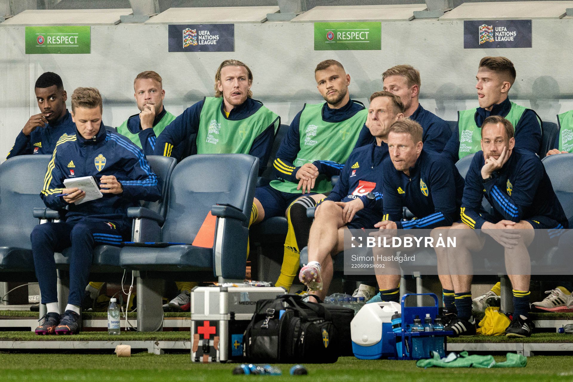 Alexander Isak , Daniel Lundgren, Emil Forsberg , Jesper