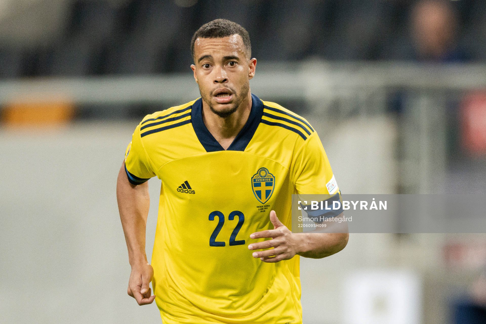 Robin Quaison of Sweden