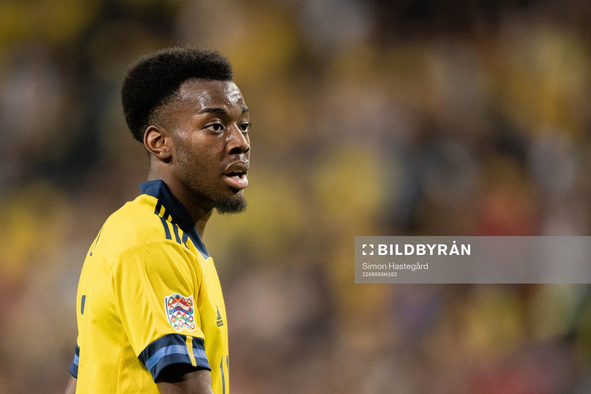 Anthony Elanga of Sweden
