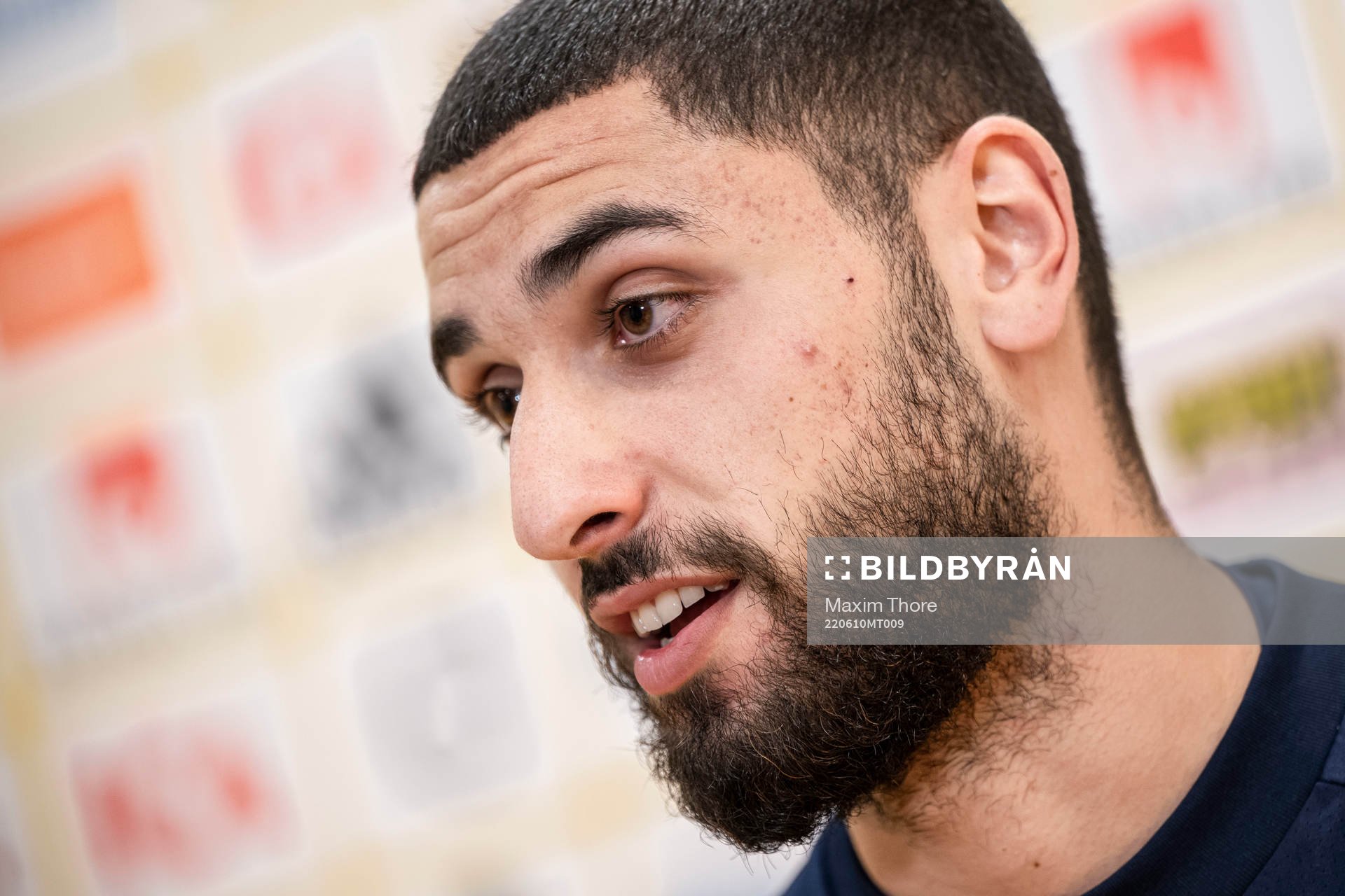 Aiham Ousou of the Swedish national football team