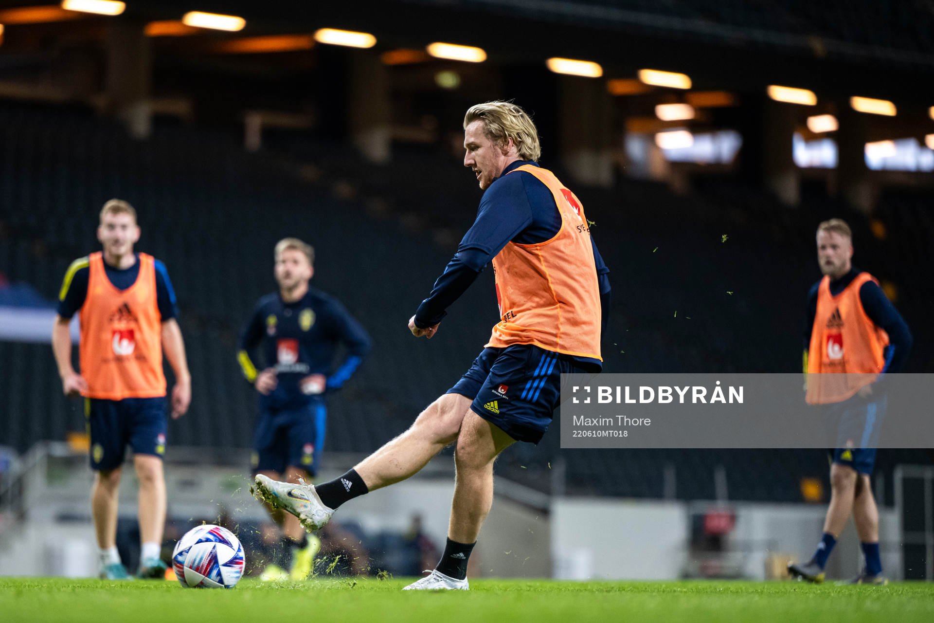 Emil Forsberg of Sweden of the Swedish national football