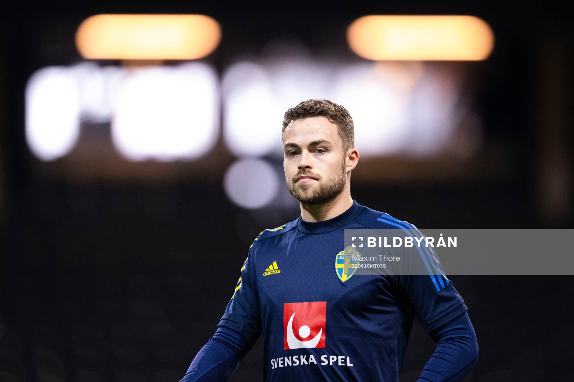 Gabriel Gudmundsson of the Swedish national football team