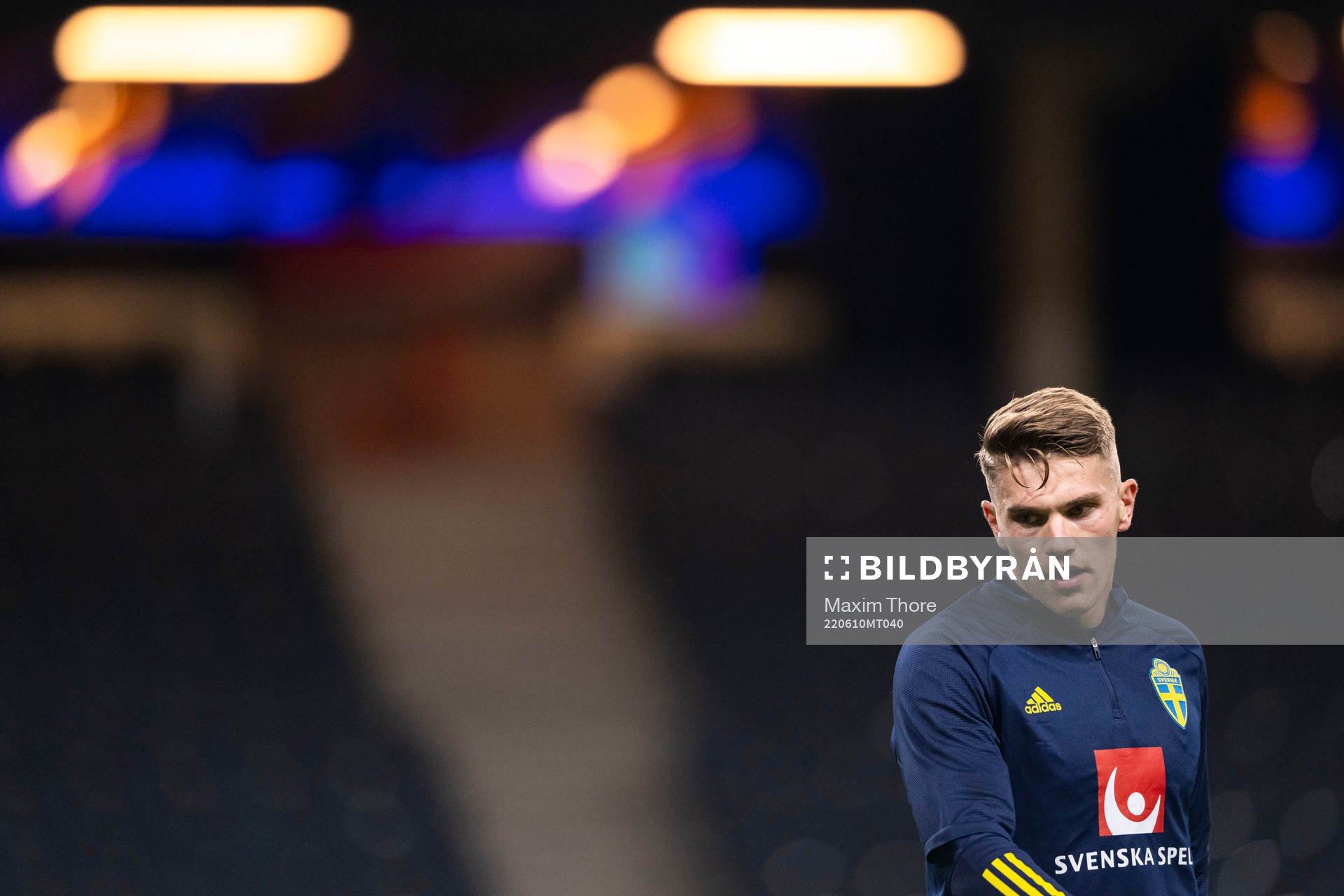 Viktor Gyökeres of the Swedish national football team