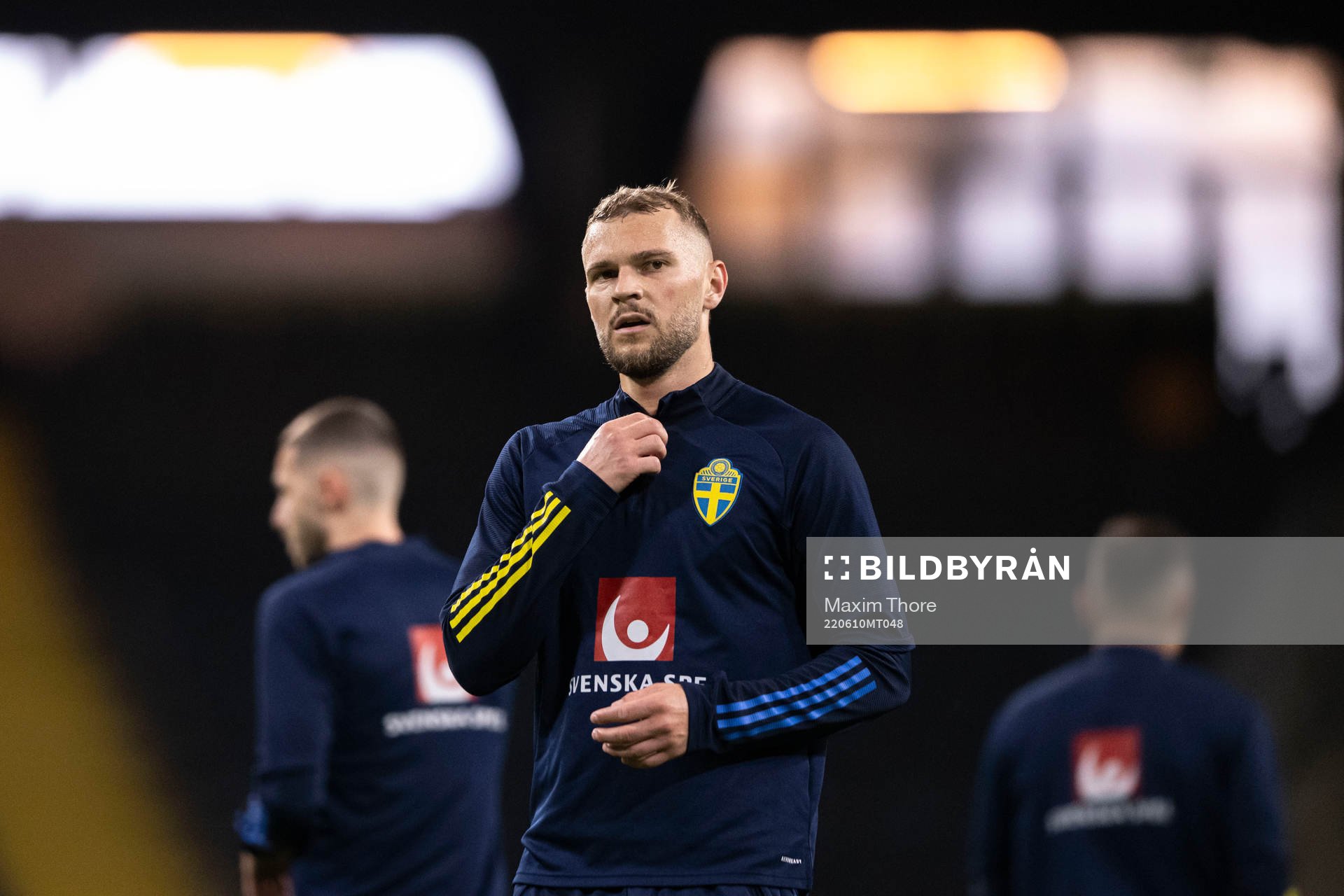 Jesper Karlström of the Swedish national football team