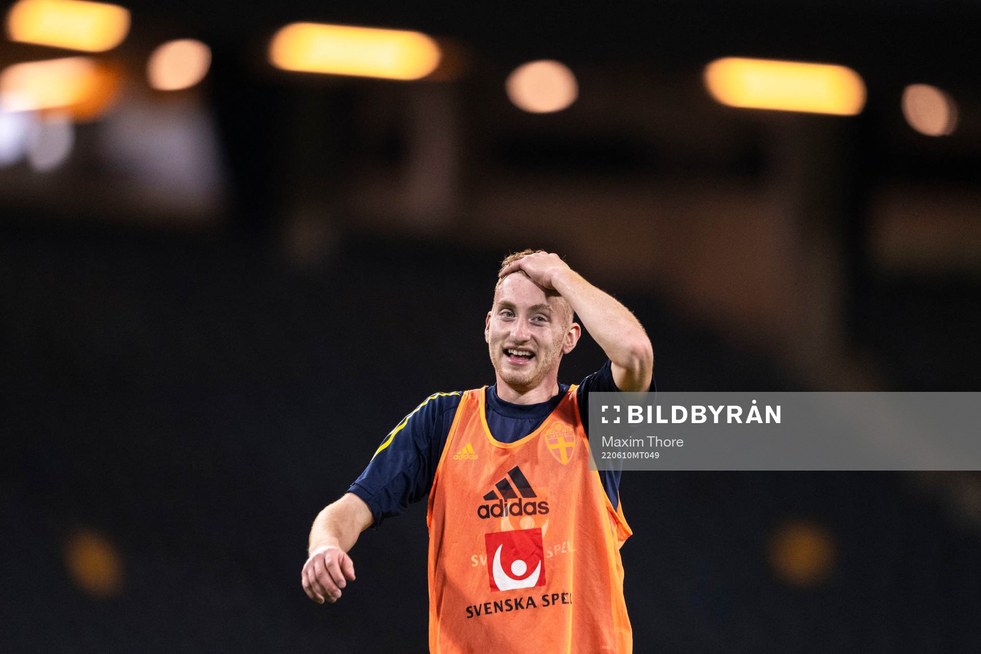 Dejan Kulusevsk of the Swedish national football team