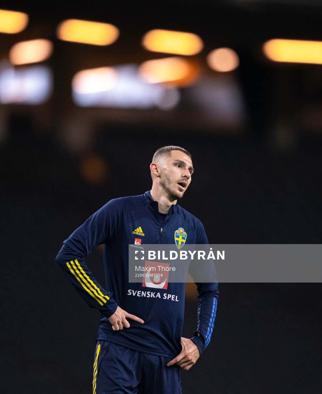 Branimir Hrgotaof the Swedish national football team