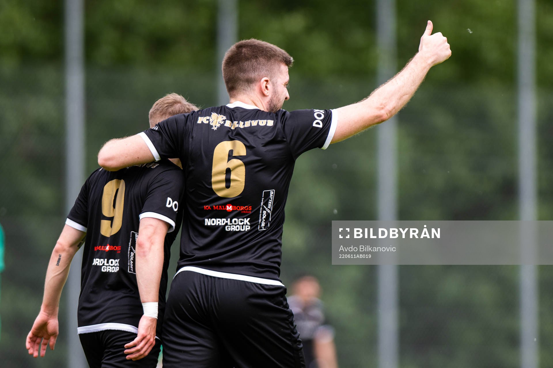 Bellevue's Bellevue Markus Jönsson och Damir Becirovic