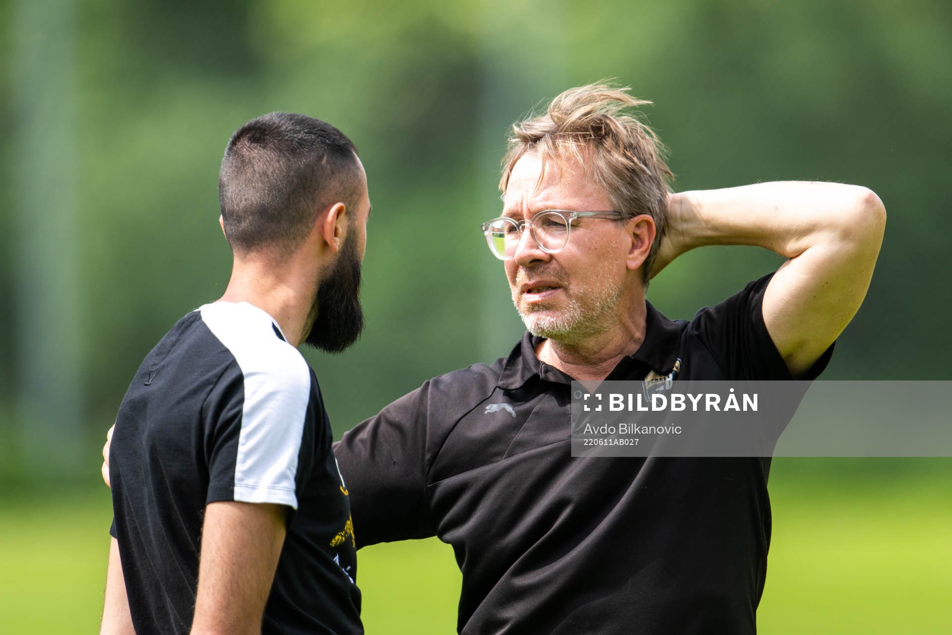 Bellevue tränare Caspar Pauckstadt